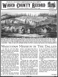 Wasco County Historical Society Record 2012 Fall newsletter